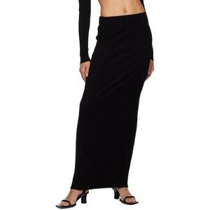 COTTON CITIZEN Capri Maxi Skirt in Black
